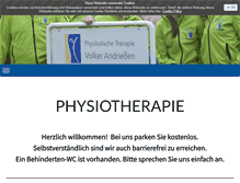 Tablet Screenshot of praxis-andriessen.de